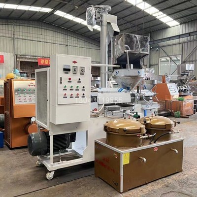 大型榨油机商用全自动油坊花生菜籽油葵茶M籽冷榨热榨螺旋榨油机