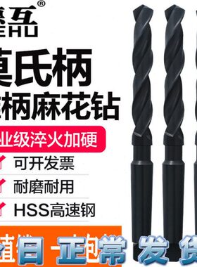 径车床锥柄麻花钻S高速钢HS直钻头摇臂钻6010莫氏柄锥mm0德互-钻.