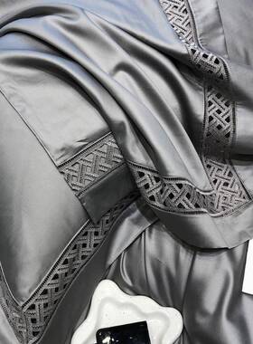 高档奢华160支匹马棉四件套舒适亲肤柔软裸睡海岛棉全棉纯棉吸湿