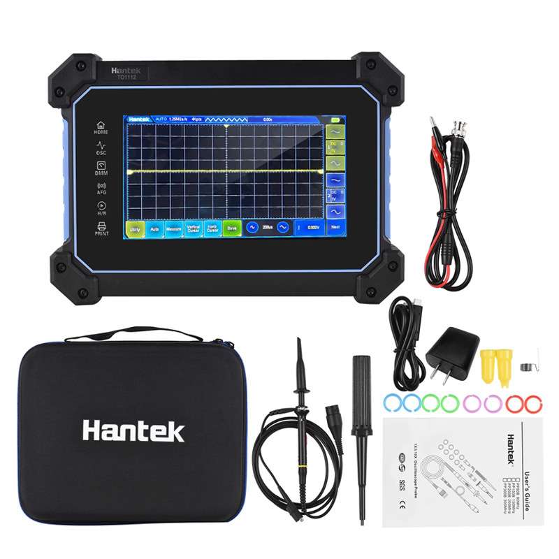 Hantek TO1112 TO1112C TO1112D 汉泰双通道手持平板数字示波器