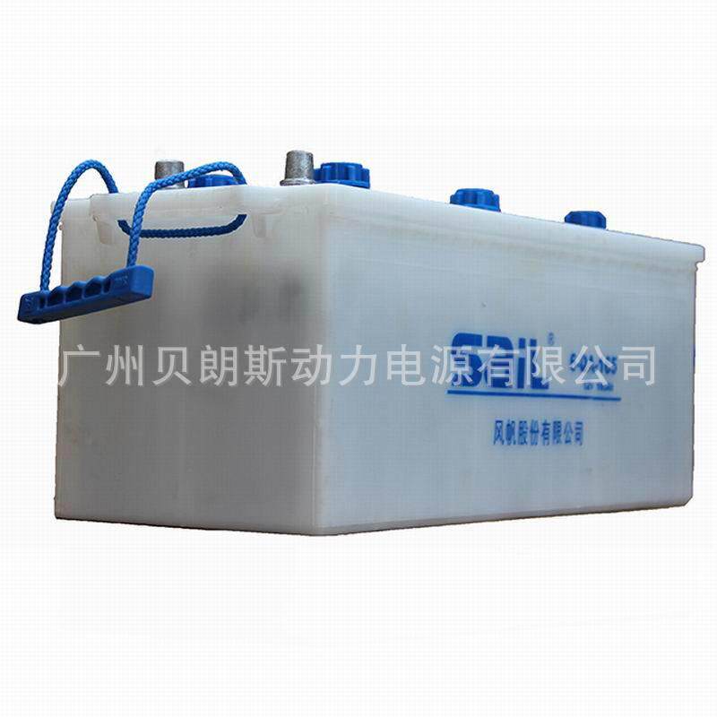 铅酸启动电池 6-QA-165 干荷蓄电池12V165Ah 风帆加水电瓶