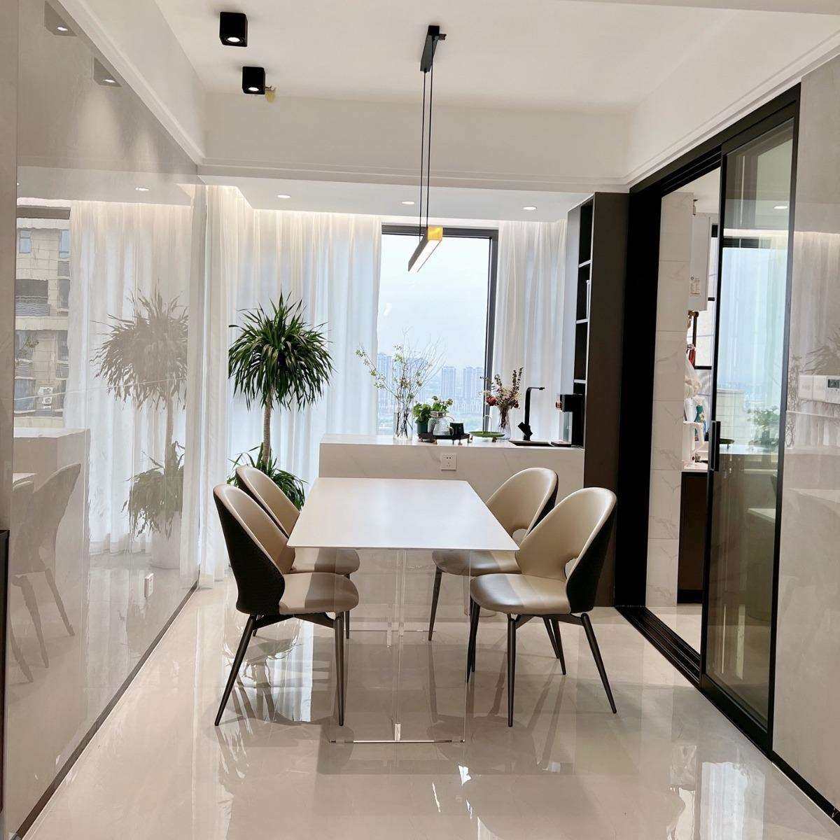 加厚亚克力悬浮岩板餐桌椅小户型长方形简约现代家用吃饭单个桌子,鲜花速递/花卉仿真/绿植园艺,割草机/草坪机,淘宝优惠券,粉丝福利购,淘宝优惠卷