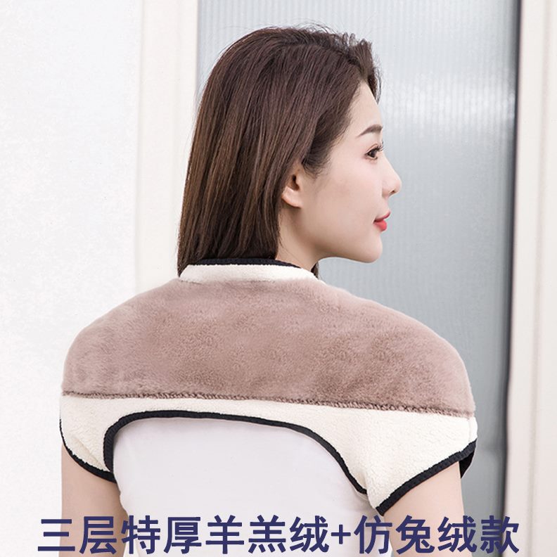睡觉的肩颈马甲女保护防房肩寒肩部保暖坎肩膀空调护肩披肩晚上