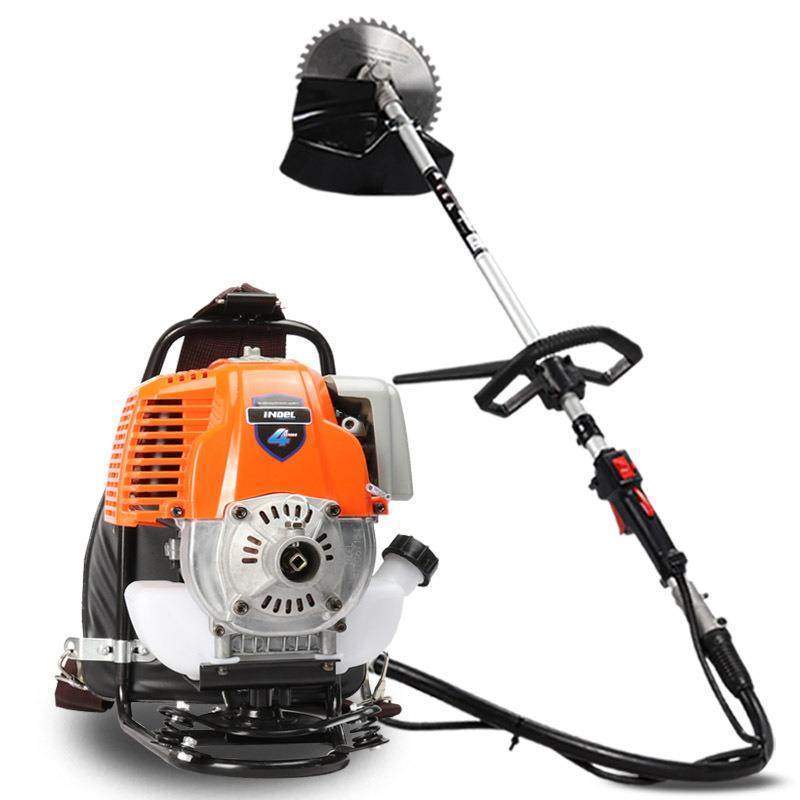 英德尔背负式打草机汽油割草机四冲程割灌机侧挂式割草机除草机