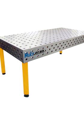 焊接用铸铁平台φ28孔φ16孔锁紧销定位U型方箱三维柔性焊接平台