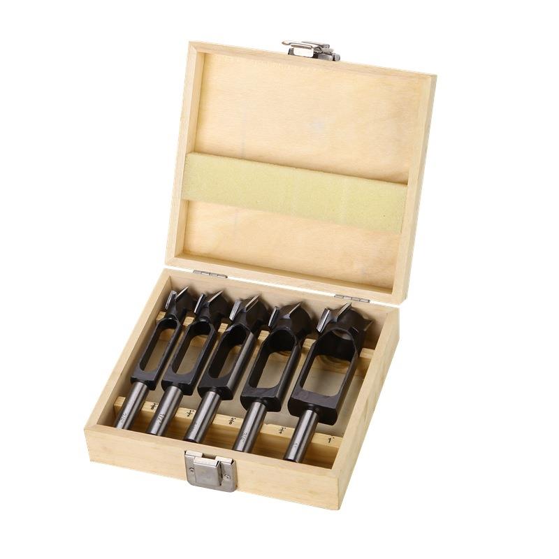 套孔钻 木盒套装三支套五支套优利可木工开孔器打孔器亚马逊货源