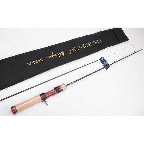 豹迈士PROBOMESH山涧溪流马口竿1.43米微物弹射fuji导环实木轮座
