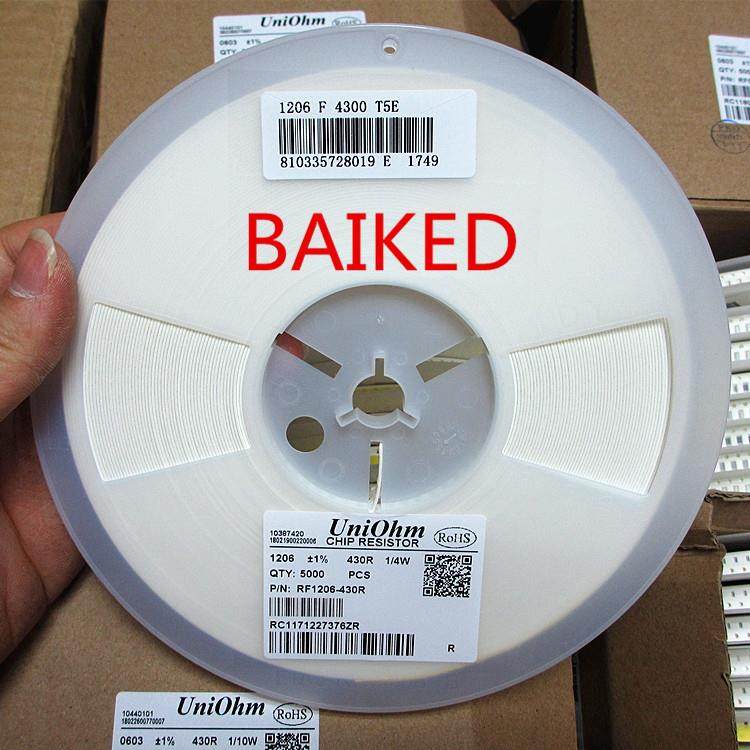 RF1206-430R 1206 1% 430R 1/4W 1206 F 4300 T5E 5000只/盘