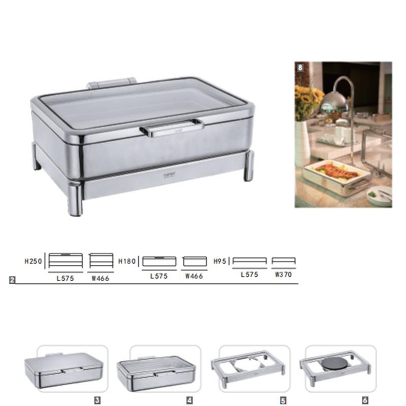 YUFEH宇辉自助餐炉可视布菲炉酒店早餐炉自助餐保温炉汤煲S8011L