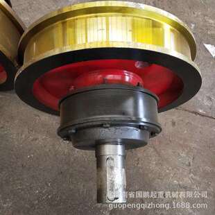 10t双梁桥式起重机车轮组直径500*150主动被动港机电动平车车轮组