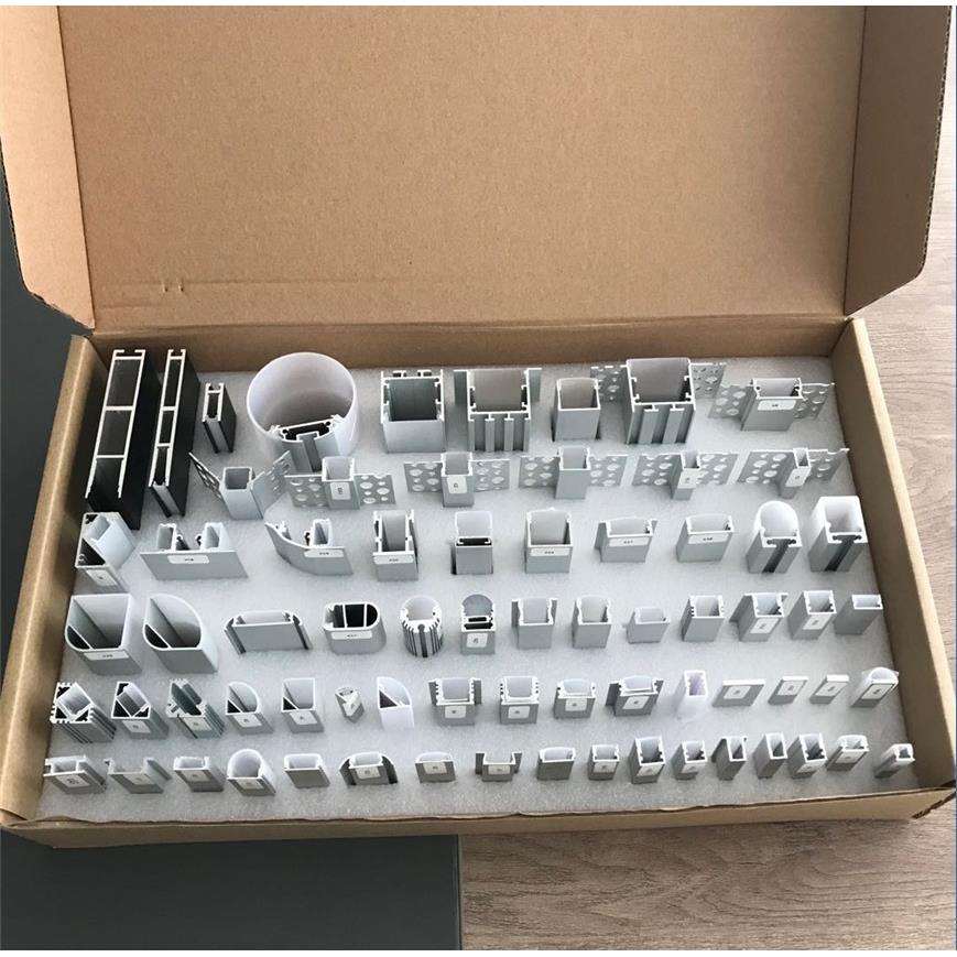 LED灯条铝槽灯具外壳套件嵌入式灯槽线条灯硬灯条外壳罩子样品箱