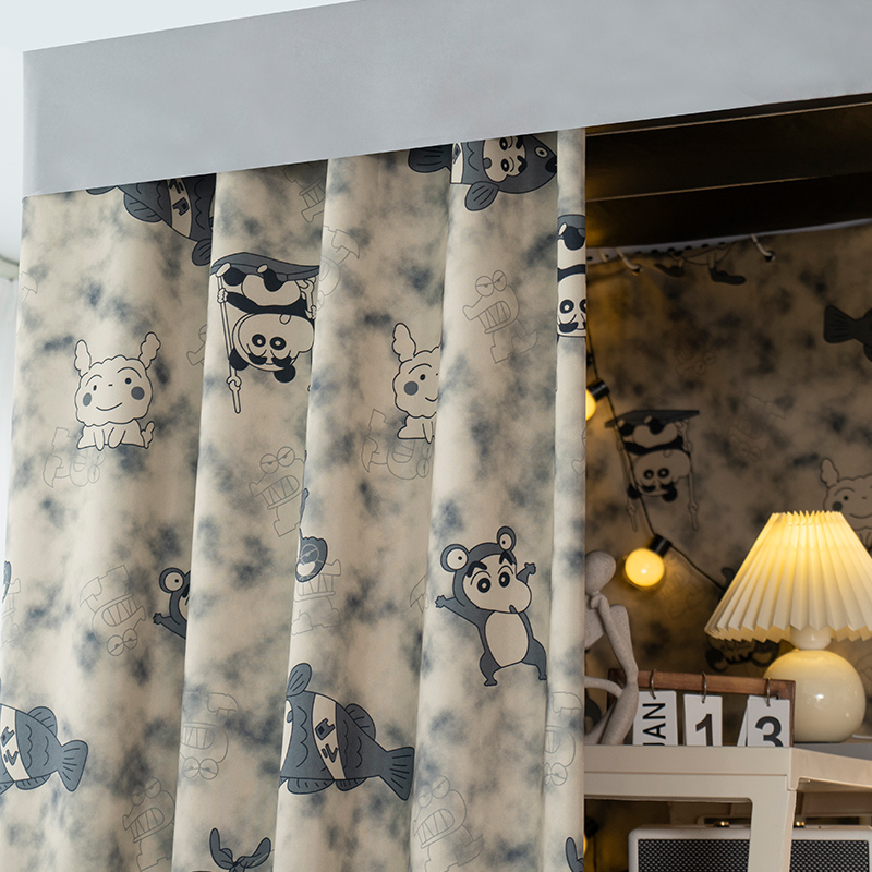 99%超强全遮光大学宿舍床帘上铺男加厚布帘学Q生寝室下铺女遮挡帘