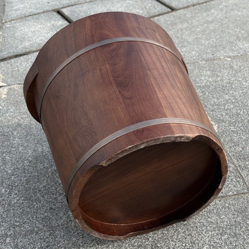 花梨木泡脚木桶足浴桶泡脚盆木盆实木洗脚桶木质家用.过小腿保温