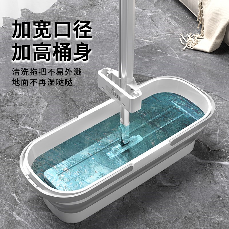 可折叠拖把桶长方形拖地拖布桶洗车涮地板的水桶单桶W挤水桶沥水