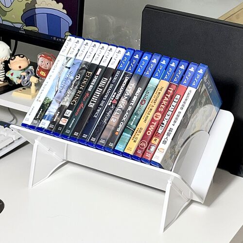 PS5游戏碟光盘光碟收纳架Switch卡带盒卡盒桌面游戏盘支架周边PS4