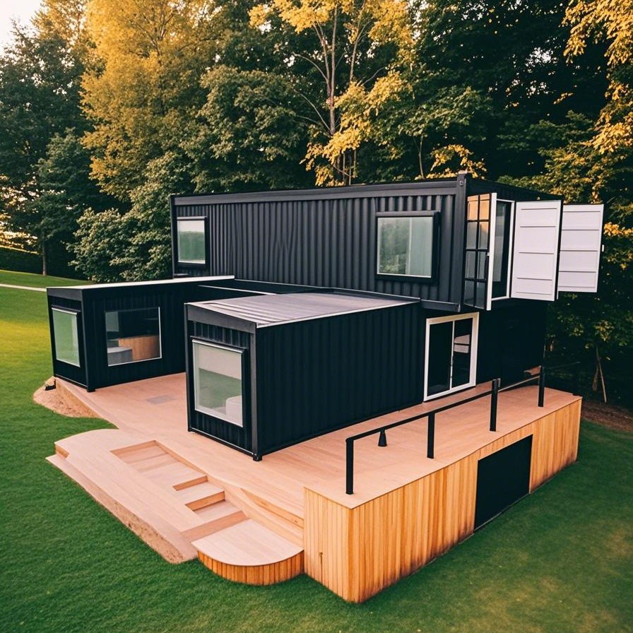 长春工厂制作移动组装房子装配式房屋集装箱民宿户外酒店别墅箱式