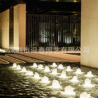 小型水池喷泉涌泉水景庭院流水景观户外广场造景水循环系统