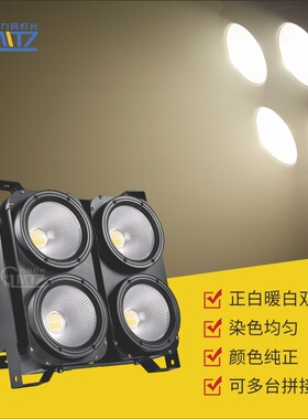 COB四眼观众灯演出led面光灯帕灯婚庆礼车展酒吧400W舞台灯光