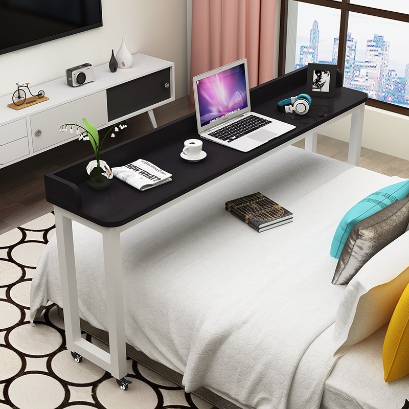 床上小桌子阅g读架跨床桌懒人桌宿舍可移动床边桌卧室床尾桌可调