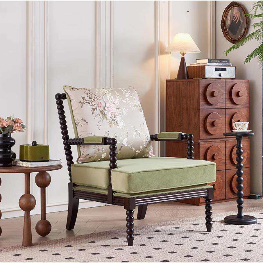 美式复古实木布艺单人沙发法式中古风客厅休闲椅子家具羽绒老虎椅,鲜花速递/花卉仿真/绿植园艺,割草机/草坪机,淘宝优惠券,粉丝福利购,淘宝优惠卷