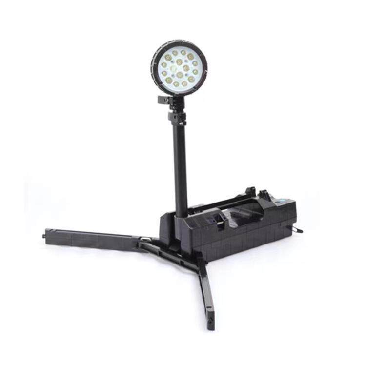 夜间抢修应 急照明灯便携式防水防爆应急强光灯移动升降折叠探照