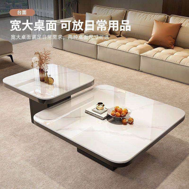 意式高级正方形岩板轻奢小户型简约茶几客厅极简环保EO,鲜花速递/花卉仿真/绿植园艺,割草机/草坪机,淘宝优惠券,粉丝福利购,淘宝优惠卷