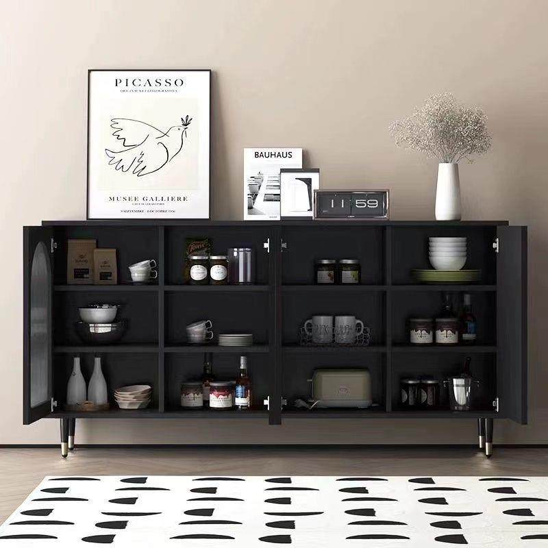 现代简约餐边柜储物置物柜餐厅客厅茶水酒柜玄关柜宅寂风黑色柜子,鲜花速递/花卉仿真/绿植园艺,割草机/草坪机,淘宝优惠券,粉丝福利购,淘宝优惠卷