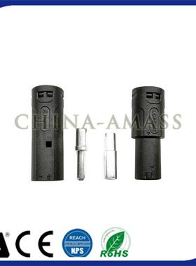 AMASS新品直流插头迭代LCA50连接器 大电流单pin连接