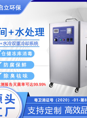 启立20G臭氧发生器实验室用食品厂学校水处理杀菌机专用净化空气