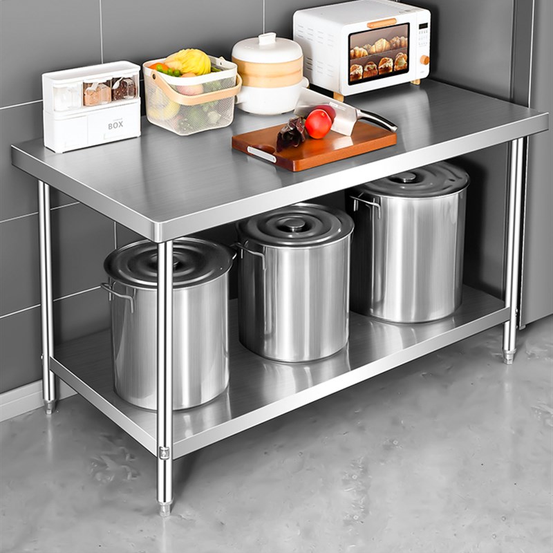 定制厨房不锈钢工作台专用操作台B商用打荷台灶台定做饭店切菜案