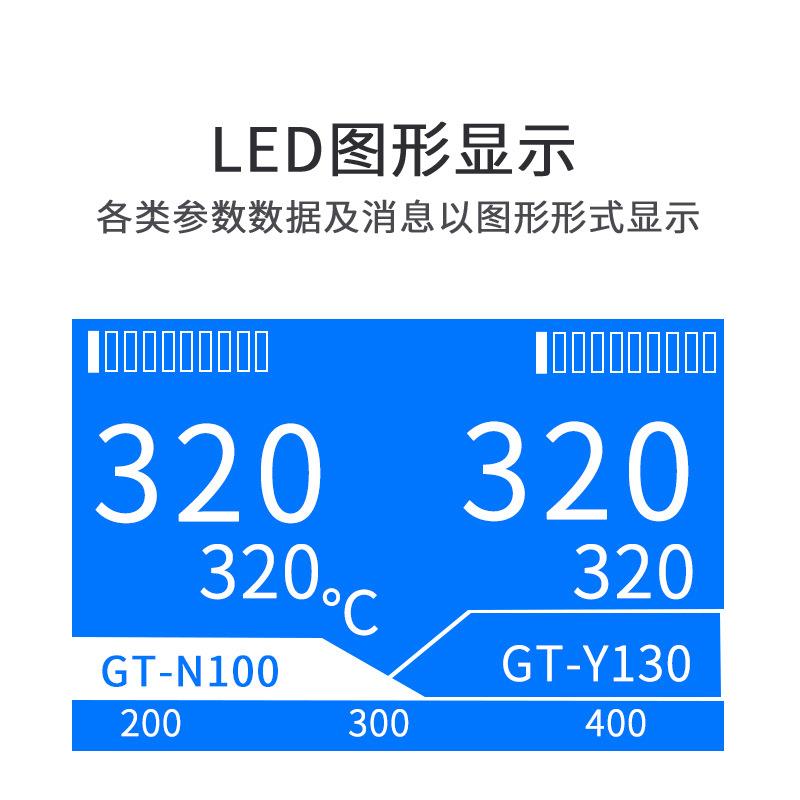 安泰信GT-6200焊台双通道工业级200W大功率智能无铅维修系统