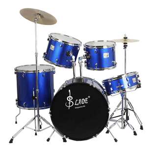 LADE架子鼓成人儿童自学家用爵士鼓5鼓2镲初学者练习专业演奏