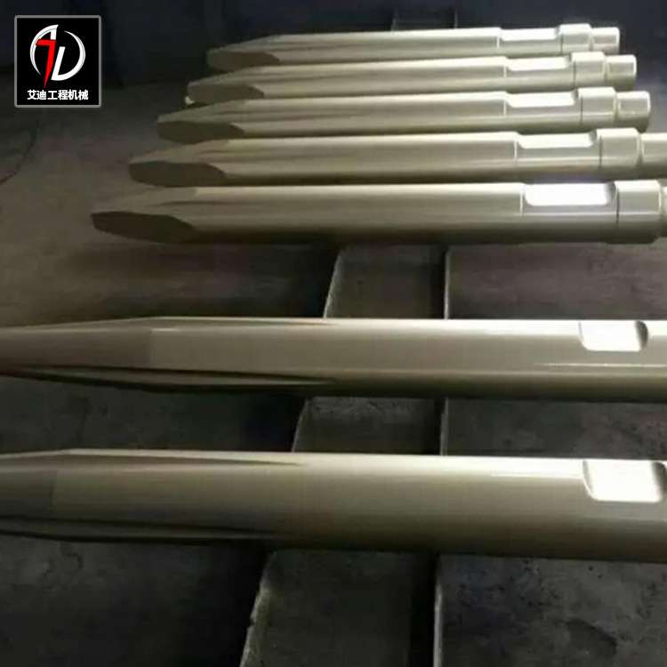 破碎锤配件 165破碎锤钎杆 165锻造圆锥开槽钎杆 现货供应