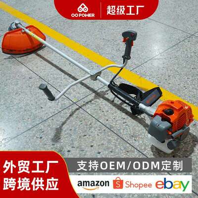 跨境Lawnmower割草机大功率二冲汽油割灌机便携侧挂式除草机