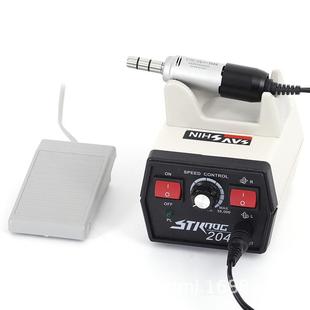 跨境strong204小型家用电动微雕设备齿科技工打磨机一机头修甲机
