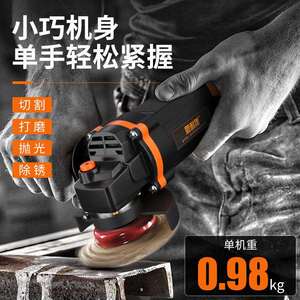 迷你角向磨光机角磨机410W上海思耐捷新品3寸打磨切割片SNJ658