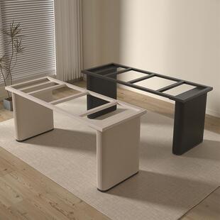 金属桌腿餐桌茶台桌腿支架岩板大理石实木大板桌脚支架书桌定作