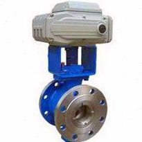 VQ941F不锈钢电动V型法兰球阀硬密封高温蒸汽切断阀开关调节阀