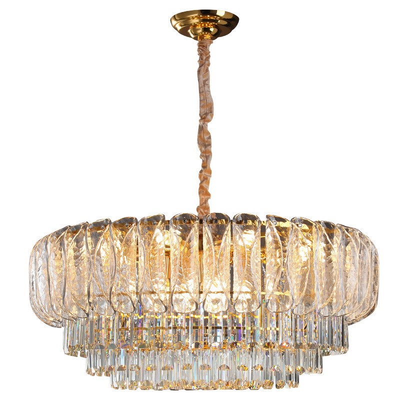 2023年新款轻奢水晶吊灯北欧现代简约客厅灯饭店T包厢餐厅卧室主