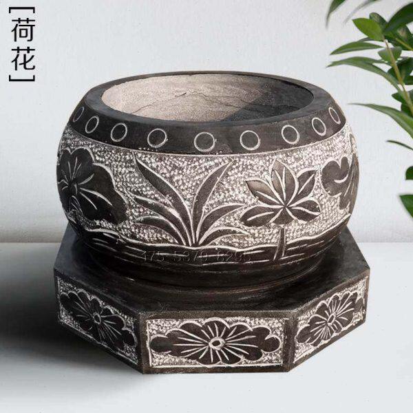 青石大理石柱墩石底座石墩柱顶石柱子石头圆石墩子圆球路障花架础