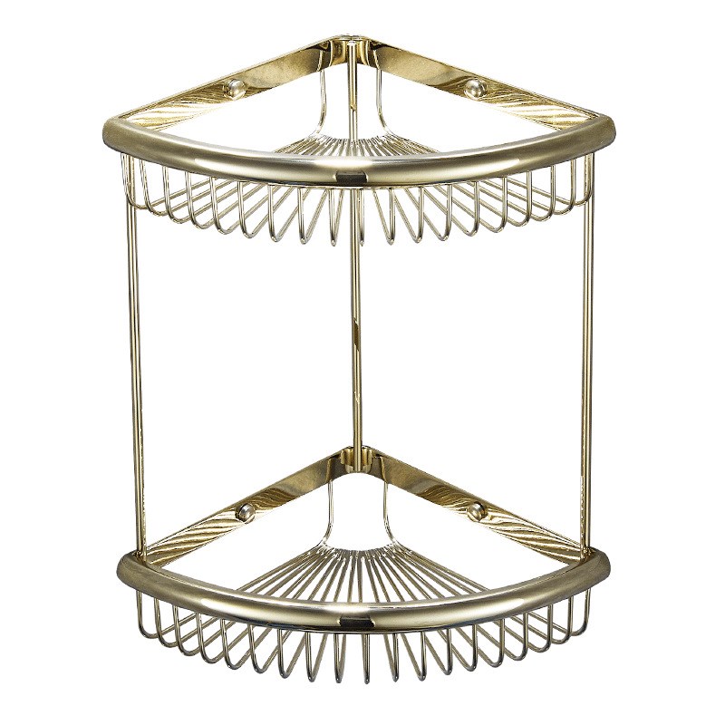 浴室置物架厕所三角收纳架洗手间转角架免打孔壁挂式.角蓝卫生间