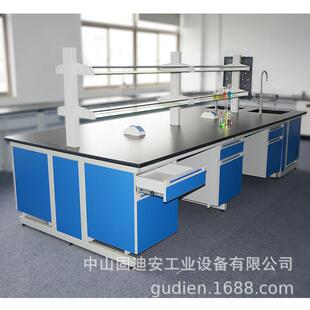 学校研究所实验室钢木实验台全钢边台中央台全PP材质试验台