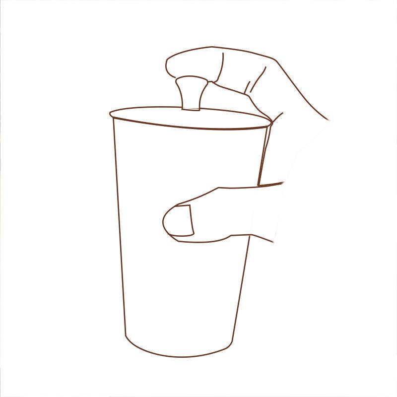 帝国紫铜接粉杯闻香杯 手冲咖啡筛粉杯磨豆机接粉器 咖啡配套器具