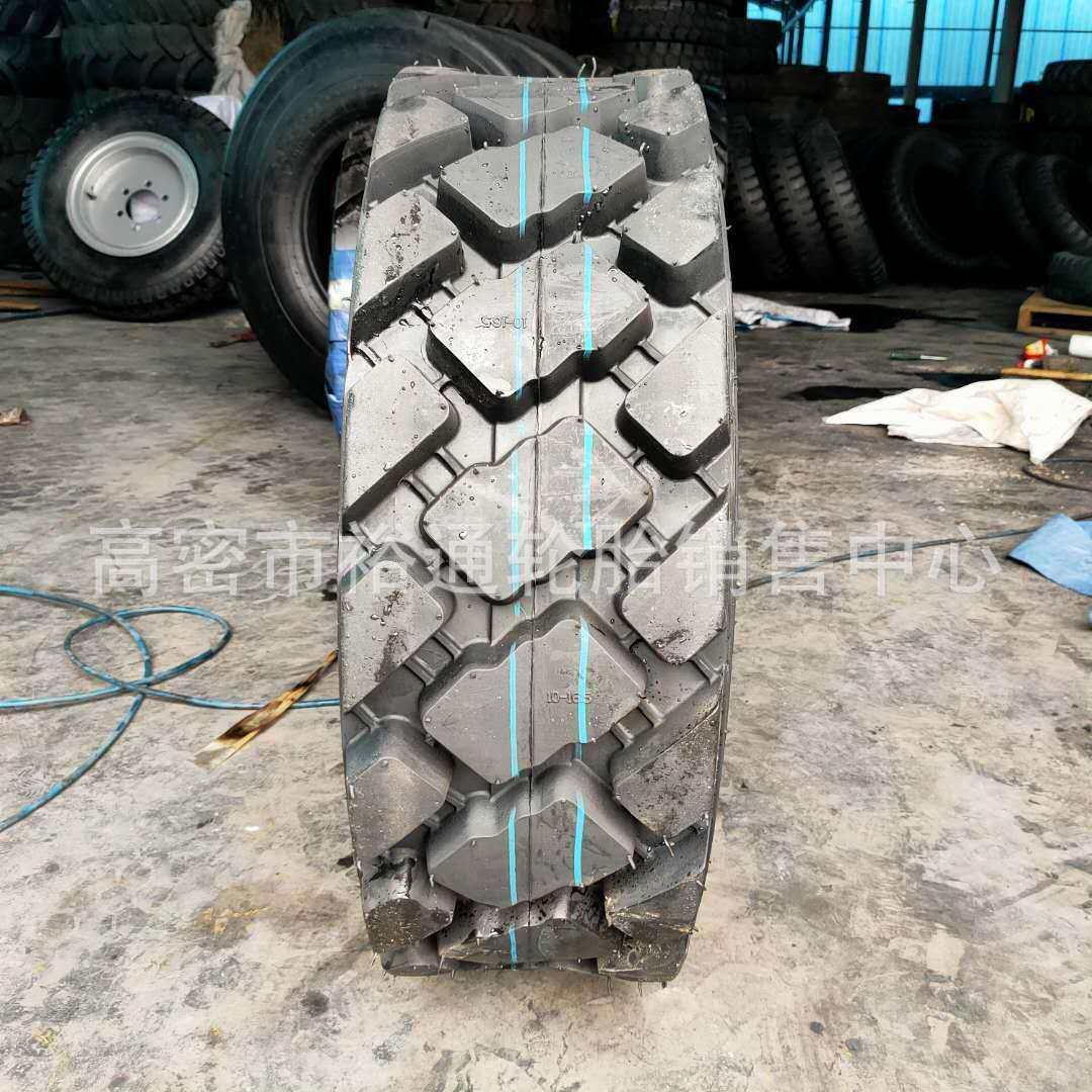 工程机械滑移装载机扫地机轮胎10-16.5 12-16.5矿山用加深L-5花纹