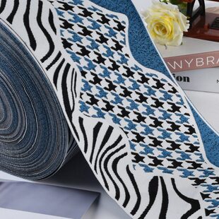 宽18cm桌布抱枕简约沙发边床品房间蓝色北欧竖拼18R64