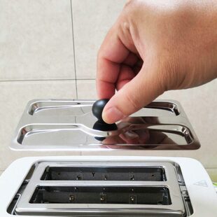 家用全自动烤面包机防尘盖多士炉不锈钢盖早餐机防尘罩吐司机配件