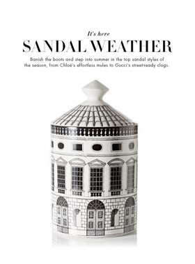 北欧新古典艺g术人像与建筑收纳罐陶瓷装饰罐样板房软装饰品摆件