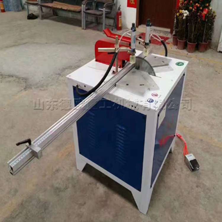 仿实木板切割机 橱柜门晶钢门铝材切割机 45度90度型材下料机