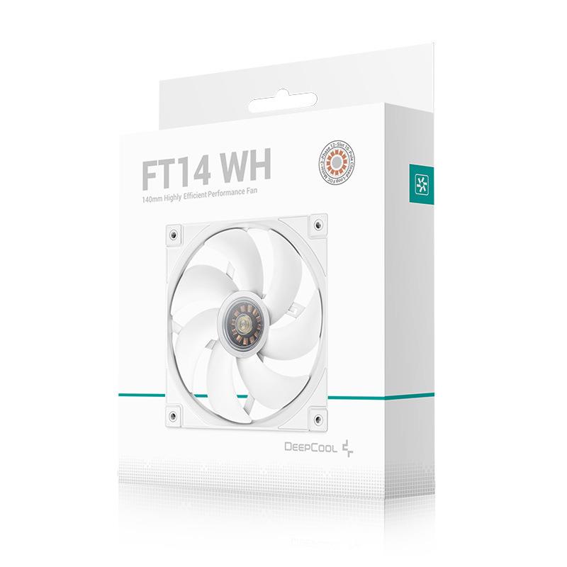 九州风神FT14 机箱风扇14cm性能扇台式静音PWM电脑机箱散热风扇