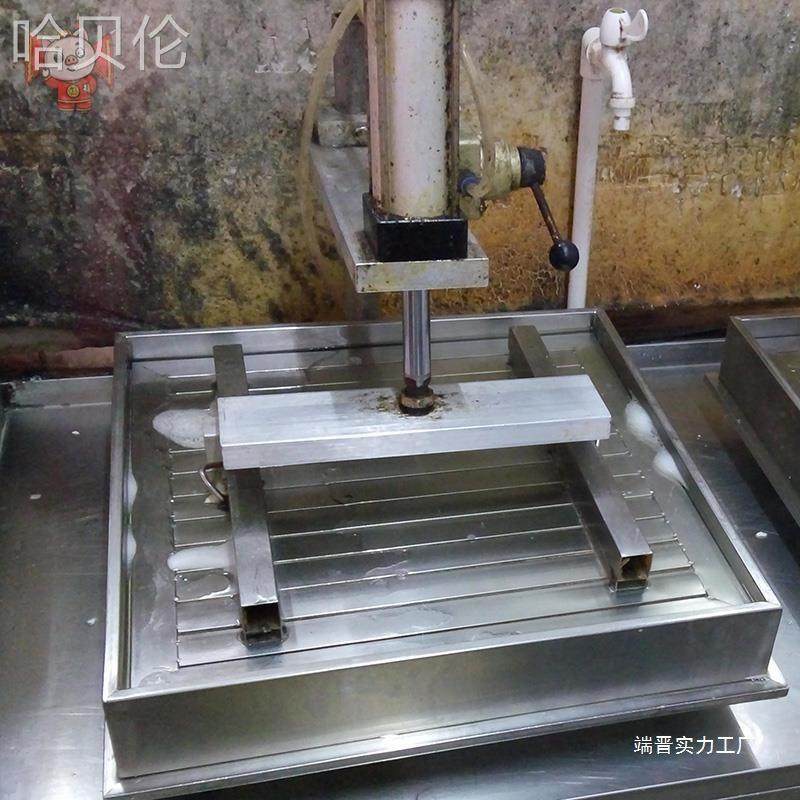 豆腐压榨机不锈钢自动豆腐压榨成型机气动压干机模具压豆腐机商用